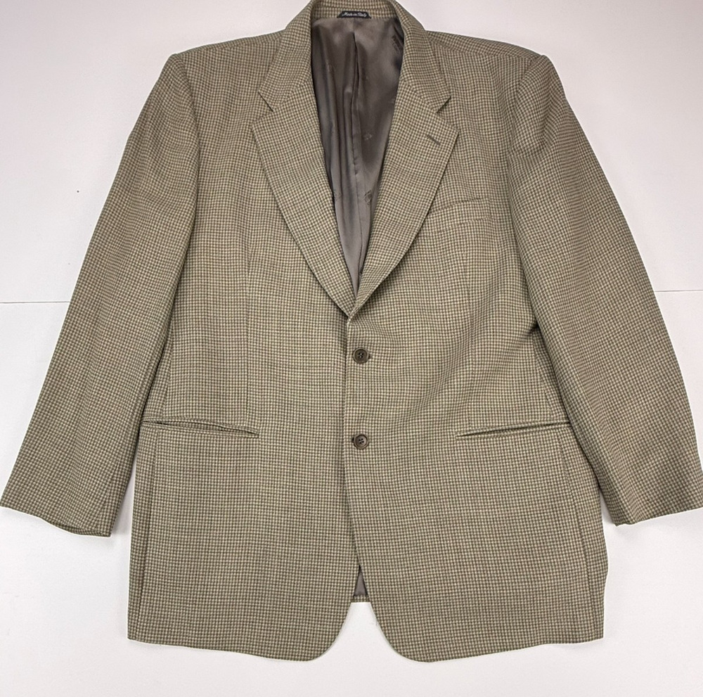Vintage Gianfranco Ferre Studio Mens Wool Blazer Saks Fifth Avenue Made Italy